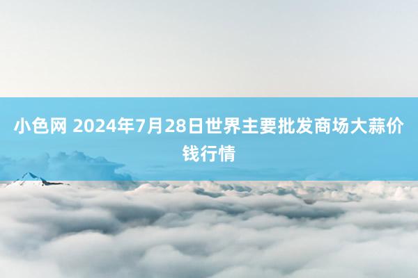 小色网 2024年7月28日世界主要批发商场大蒜价钱行情